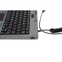 Gamber-Johnson 7160-1449-02 tastiera USB QWERTZ Tedesco Nero, Grigio (7160-1449-02)