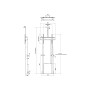 Multibrackets 8069 Supporto per display espositivi 2,54 m (100") Nero (MB8069)