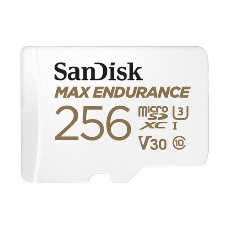 SanDisk MAX ENDURANCE memoria flash 256 GB MicroSDXC UHS-I Classe 10 (SDSQQVR-256G-GN6IA)