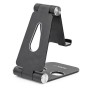 StarTech.com Supporto universale regolabile per smartphone e tablet - Ripiegabile - Nero (USPTLSTNDB)