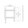 Multibrackets 8830 Supporto TV a parete 2,54 m (100") Nero (MB8830)
