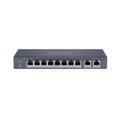 Hikvision Digital Technology DS-3E0310P-E/M switch di rete Non gestito L2 Fast Ethernet (10/100) Supporto Power (DS-3E0310P-E/M)