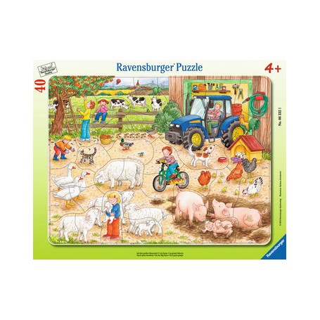 Ravensburger 4005556063321 Puzzle di contorno 40 pz (06332)