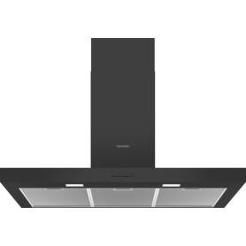 Siemens iQ100 LC96BBC60 cappa aspirante Cappa aspirante a parete Nero 619 m³/h B (LC96BBC60) 