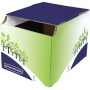 Fellowes 8049301 bidone per la spazzatura Rettangolare Cartoncino Blu, Verde, Bianco (8049301)