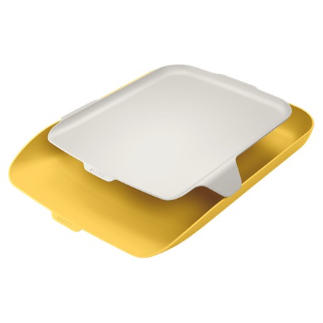 Leitz 52590019 vassoio da scrivania Polistirene (PS) Giallo (52590019)