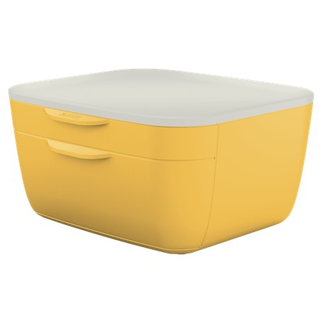Leitz 53570019 vassoio da scrivania Polistirene (PS) Bianco, Giallo (53570019)