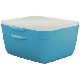 Leitz 53570061 vassoio da scrivania Polistirene (PS) Blu, Bianco (53570061)