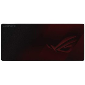 ASUS ROG Strix Scabbard II Tappetino per mouse per gioco da computer Nero, Rosso (90MP0210-BPUA00)