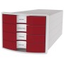 HAN IMPULS A4/C4 Plastica, Polistirolo Grigio, Rosso (1012-17)