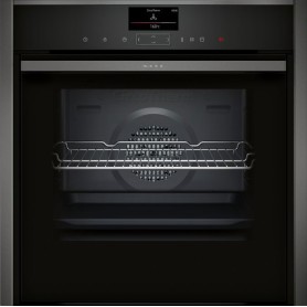 Neff B57VS22G1 - Forno con supporto vapore, Slide/Hide, Pirolisi, Grigio Grafite
