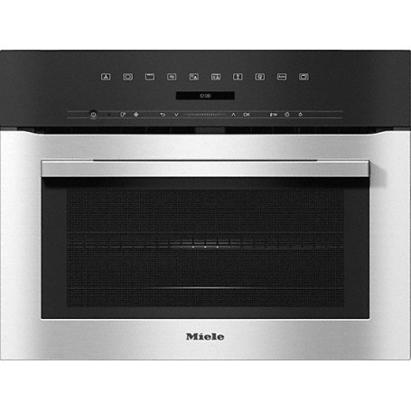 Miele H 7140 BM - Forno con microonde, acciaio inox Cleansteel, 60 x 45 cm (H7140BMEDCLST)