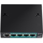 Trendnet TE-FP051 switch di rete Non gestito Fast Ethernet (10/100) Supporto Power over Ethernet (PoE) Nero (TE-FP051)