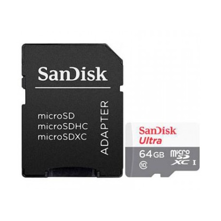 SanDisk 64GB Ultra microSDXC Classe 10 (SDSQUNR-064G-GN3MA)