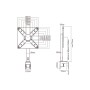 Multibrackets 0129 Supporto TV a parete 139,7 cm (55") Nero (MB0129)
