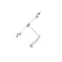 Multibrackets 0150 Supporto TV a parete 165,1 cm (65") Bianco (MB0150)