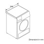 Bosch Serie 4 WTH85V08IT asciugatrice Libera installazione Caricamento frontale 8 kg A++ Bianco (WTH85V08IT)