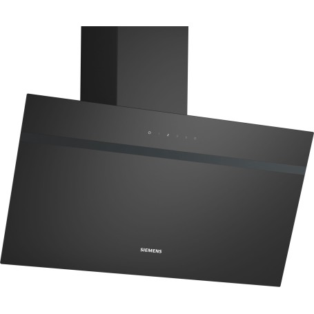SIEMENS LC85KDK60 - CAPPA INCLINATA iQ100 VETRO NERO 80 CM 
