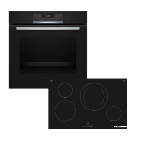 BOSCH HBD274FB85 - SET FORNO DA INCASSO, COMPOSTO DA: HBA172BB0 + PIE811BB5E 