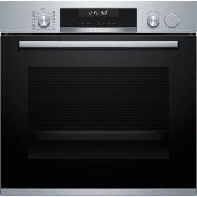 BOSCH HRG5180S0 - FORNO SERIE 6, NERO/ACCIAIO INOSSIDABILE, SHOCK VAPORE, 60 CM 