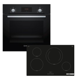 BOSCH HBD234FB85 - SET FORNO DA INCASSO, COMPOSTO DA: HBF133BA0 + PIE811BB5E 
