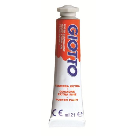 FILA Tubo Tempera Giotto 21Ml Rosso Vermiglione (355007)
