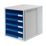 HAN 1401-14 organizzatore per cassetto di scrivania Plastica Blu, Grigio (1401-14)