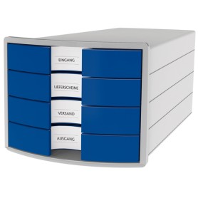 HAN IMPULS A4/C4 Plastica, Polistirolo Blu, Grigio (1012-14)