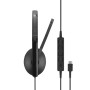EPOS | SENNHEISER ADAPT 135 USB-C Auricolare Cablato A Padiglione Musica e Chiamate USB tipo-C Nero (SC 135 USB-C)