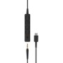 EPOS | SENNHEISER ADAPT 135 USB-C Auricolare Cablato A Padiglione Musica e Chiamate USB tipo-C Nero (SC 135 USB-C)