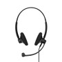 EPOS | SENNHEISER IMPACT SC 60 Auricolare Cablato A Padiglione Musica e Chiamate Nero, Argento (1000668)