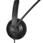 EPOS | SENNHEISER IMPACT SC 60 Auricolare Cablato A Padiglione Musica e Chiamate Nero, Argento (1000668)
