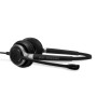 EPOS | SENNHEISER IMPACT SC 668 Auricolare Cablato A Padiglione Musica e Chiamate Nero, Argento (SC 668)