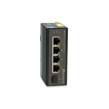 LevelOne IGP-0501 switch di rete Gigabit Ethernet (10/100/1000) Supporto Power over Ethernet (PoE) Nero (IGP-0501)