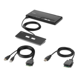 Belkin F1DN102MOD-HH-4 switch per keyboard-video-mouse (kvm) Nero (F1DN102MOD-HH-4)