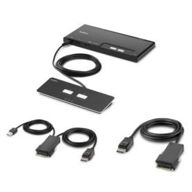 Belkin F1DN102MOD-PP-4 switch per keyboard-video-mouse (kvm) Nero (F1DN102MOD-PP-4)