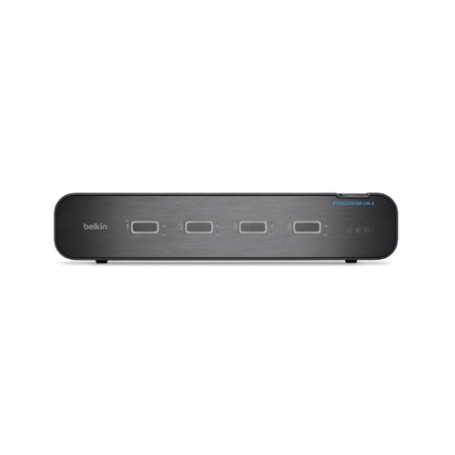 Belkin F1DN204KVM-UN-4 switch per keyboard-video-mouse (kvm) Montaggio rack Nero (F1DN204KVM-UN-4)