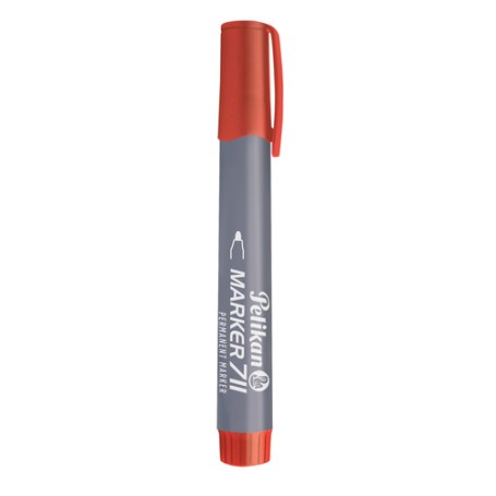 Pelikan 711 marcatore permanente Rosso 10 pz (817912)