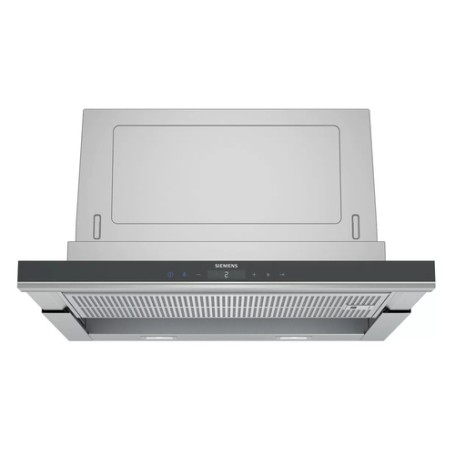 Siemens iQ700 LI67SA671 cappa aspirante Semintegrato (semincassato) Nero, Acciaio inossidabile 717 m³/h A (LI67SA671)