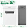 Leitz 80920000 distruggi documenti Grigio, Bianco (80920000)