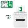Leitz 80930000 distruggi documenti Taglio a frammenti Grigio, Bianco (80930000)
