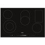 Beko HIC 85502 TX piano cottura Nero Da incasso Ceramica 5 Fornello(i) (HIC 85502 TX)