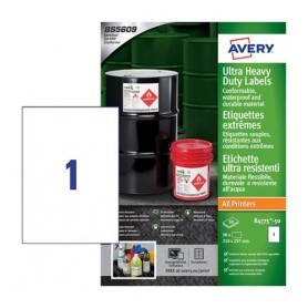Avery B4775-50 etichetta autoadesiva Rettangolo Permanente Bianco 50 pz (B4775-50)