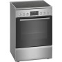 Bosch Serie 6 HKS79U250 cucina Piano cottura Ceramica Nero, Argento A (HKS79U250)