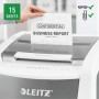 Leitz 80170000 distruggi documenti Triturazione incrociata 22,3 cm Grigio, Bianco (80170000)