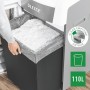 Leitz 80170000 distruggi documenti Triturazione incrociata 22,3 cm Grigio, Bianco (80170000)