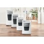 Leitz 80170000 distruggi documenti Triturazione incrociata 22,3 cm Grigio, Bianco (80170000)