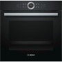 Bosch Serie 8 HBG635BB1 forno 71 L A+ Nero, Acciaio inossidabile (HBG635BB1)