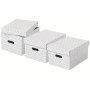 Esselte 628282 scatola di conservazione Armadietto portaoggetti Rettangolare Cartoncino Bianco