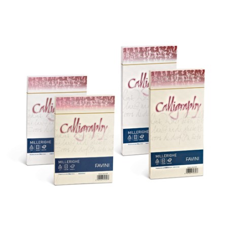 Favini Millerighe Calligraphy carta inkjet A4 (210x297 mm) 50 fogli Bianco (A690224)